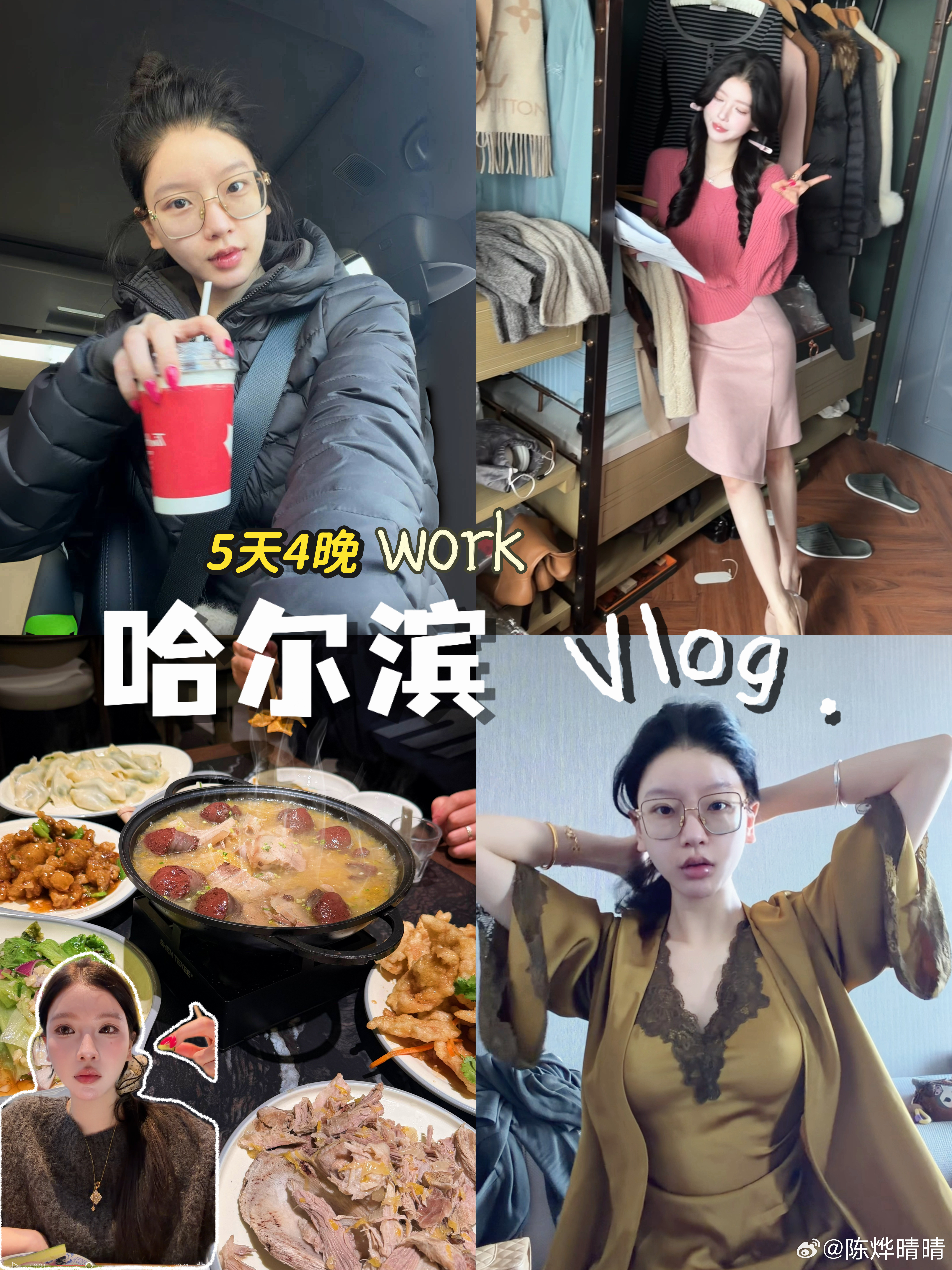 工作日记系列更新了！！【哈尔滨vlog】版——又到了封面环节，投票投票开始投票[