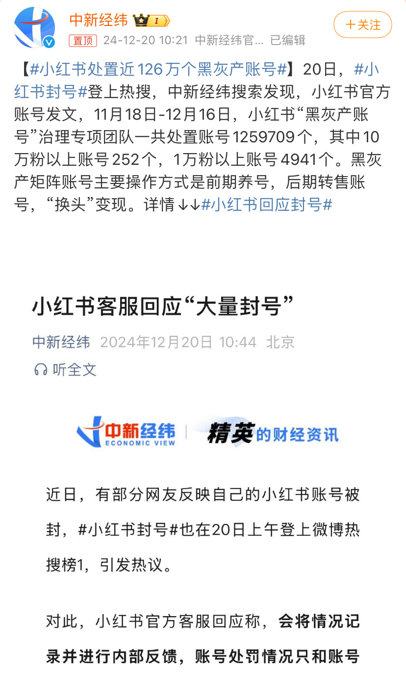 小红书封号 很多人被封是不是这个原因？[疑问] 