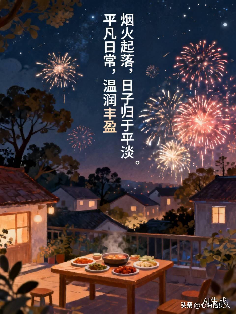 烟火起落，日子大多归于平淡。
我们总期盼轰轰烈烈的际遇，执着于耀眼的成绩，忙着追