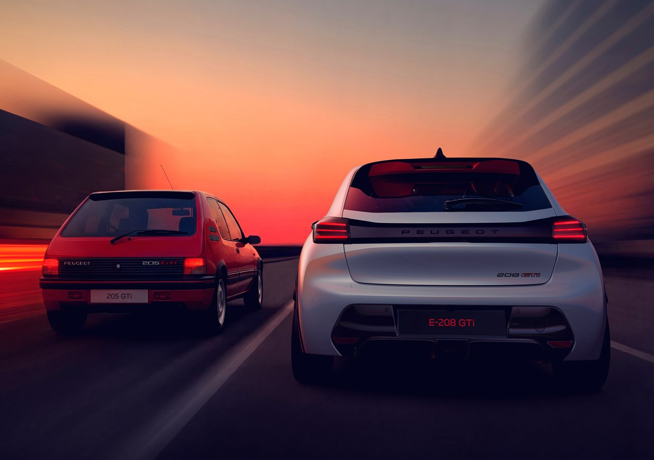 标致标致208  2027款标致E-208 GTi，这是标致推出的纯电性能掀背车