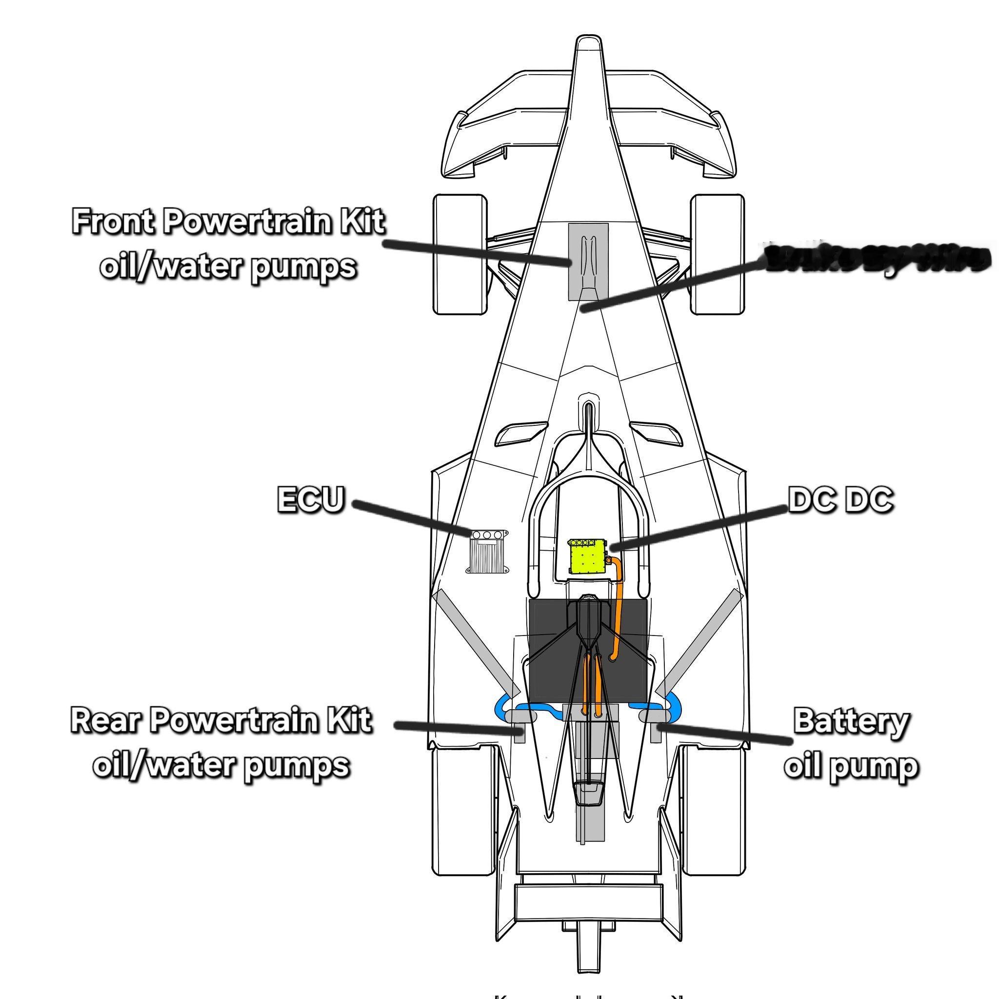 FormulaE  FE电动方程式赛车的 DCDC 模块 