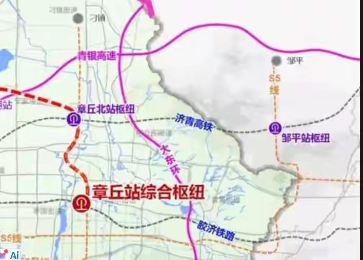 济邹市域铁路真的早来了！ 邹平预计设6站
 
7月7日济邹市域铁路启动全线野外勘