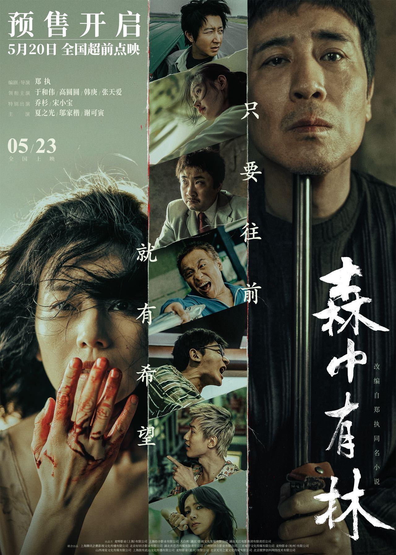 电影森中有林预售点映开启 高圆圆扮老也美我一跳 《森中有林》演员搭配真挺有意思，