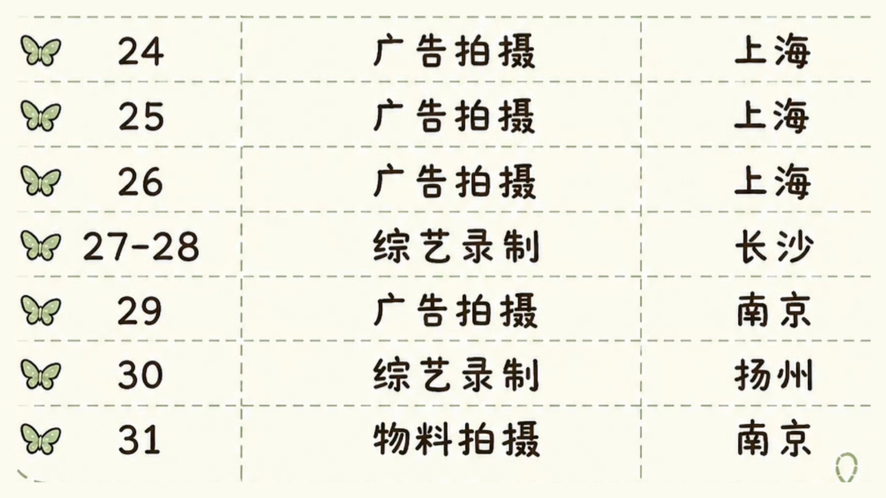 孟子义接下来广告，综艺，广告，综艺~~刚杀青也一天不闲着！ 