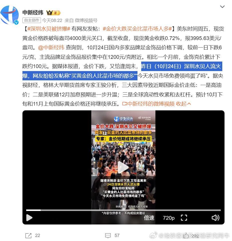 【深圳水贝被挤爆】深圳地铁 昨日深圳地铁客流还不错，难道与这个有关？[doge]
