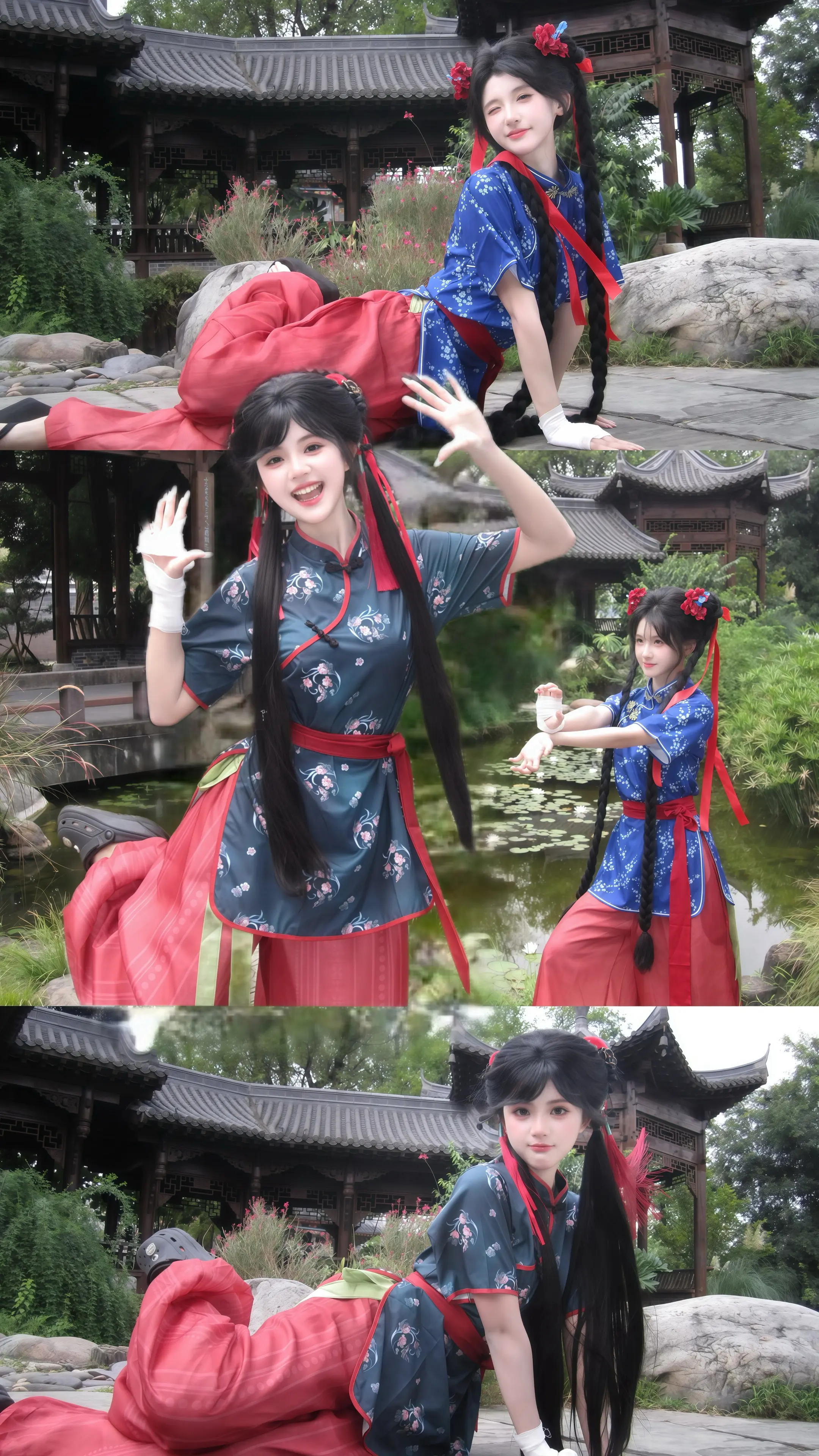 “鼠牛功夫高 虎兔胆气豪”