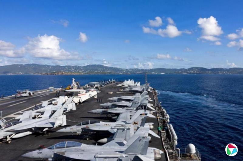 福特航母正在驶向中东。估计一周后到达。川普称，伊朗与美国的谈判必须尽快取得成果，