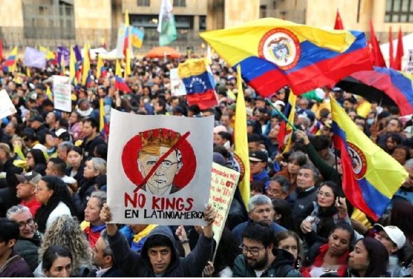 美国总统唐纳德 · 特朗普突然改变了他对哥伦比亚总统古斯塔沃 · 彼得罗的态度。