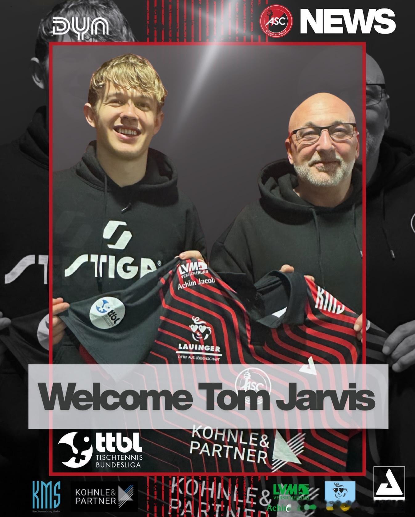 贾维斯加盟德甲联赛的格伦韦特斯巴赫俱乐部🤝格伦韦特斯巴赫俱乐部：ASC乒乓球俱