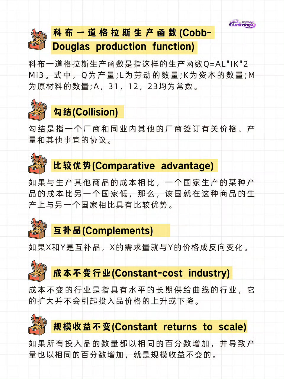 适合孩子，经济学入门必须知道的48个名词解释。想要懂财商，必先懂点经济基础知识。