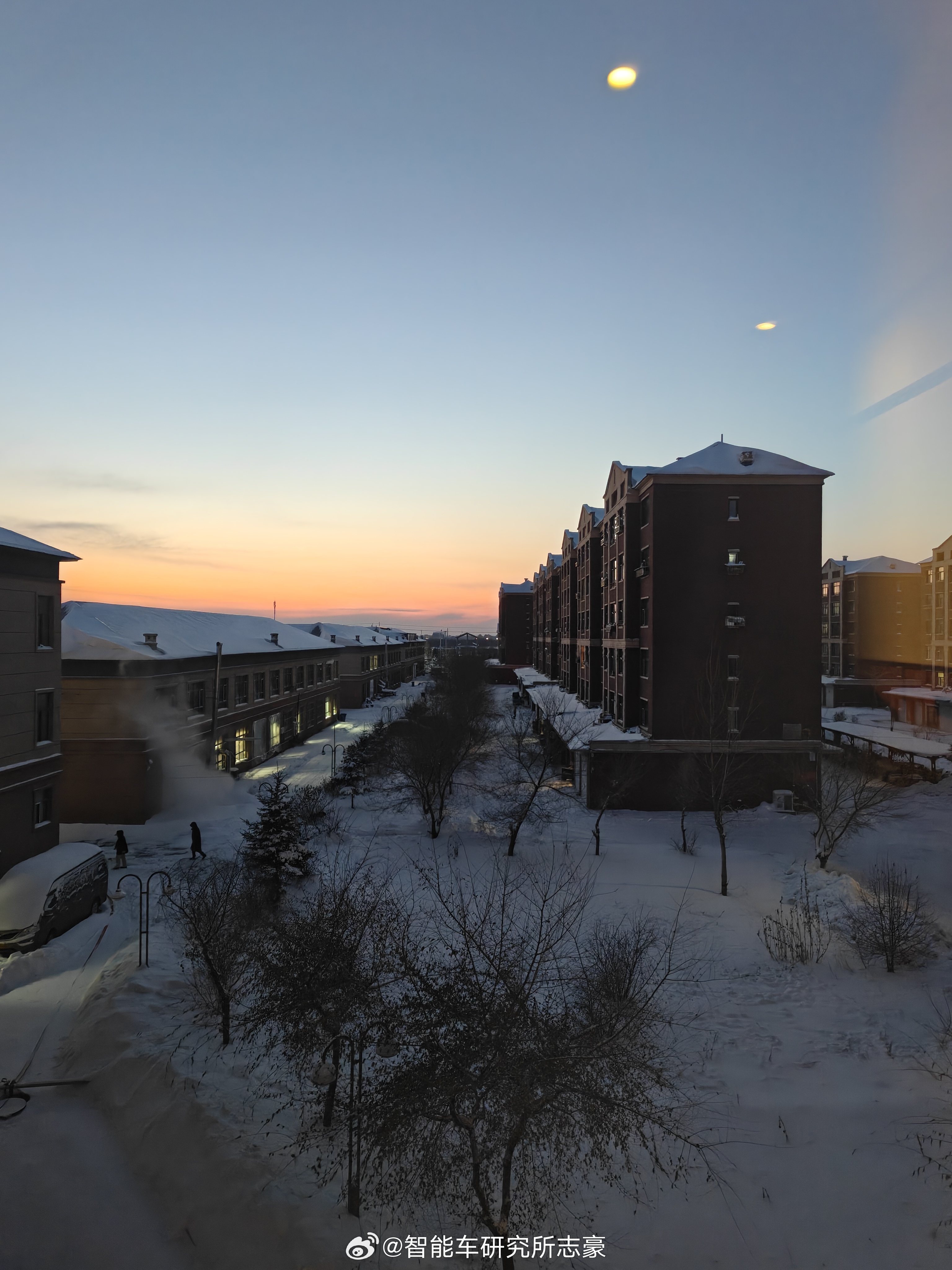 这边五点的天色，被迫收工了