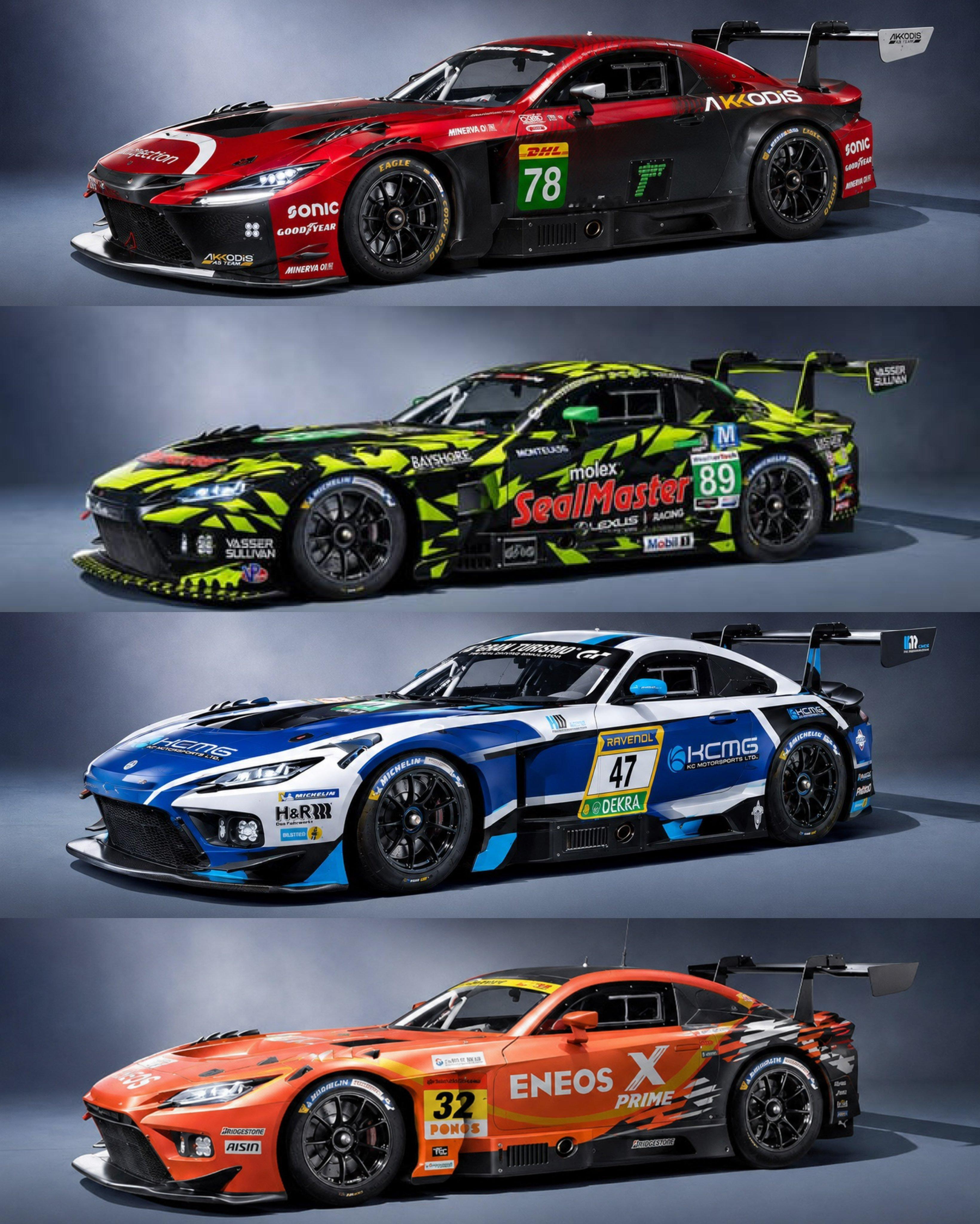 丰田grgt 明年丰田 GR GT3 将分别由 Akkodis ASP（WEC）
