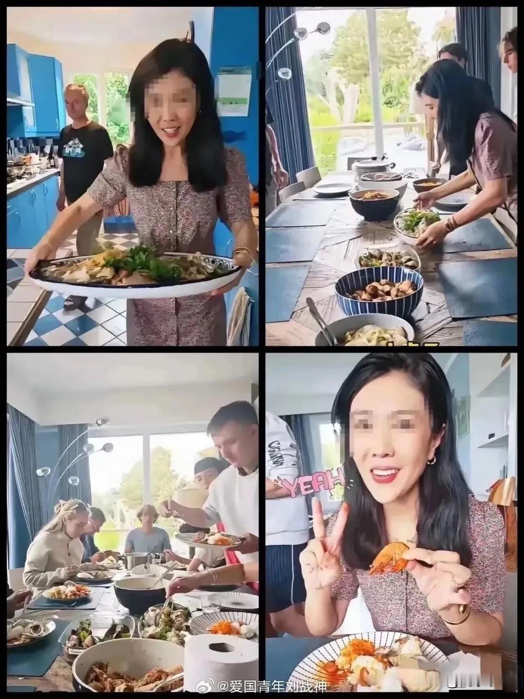 真是双标！在国内，是时尚达人、精致的独立女性代表人物，宣扬女性不能被婚姻束缚；到