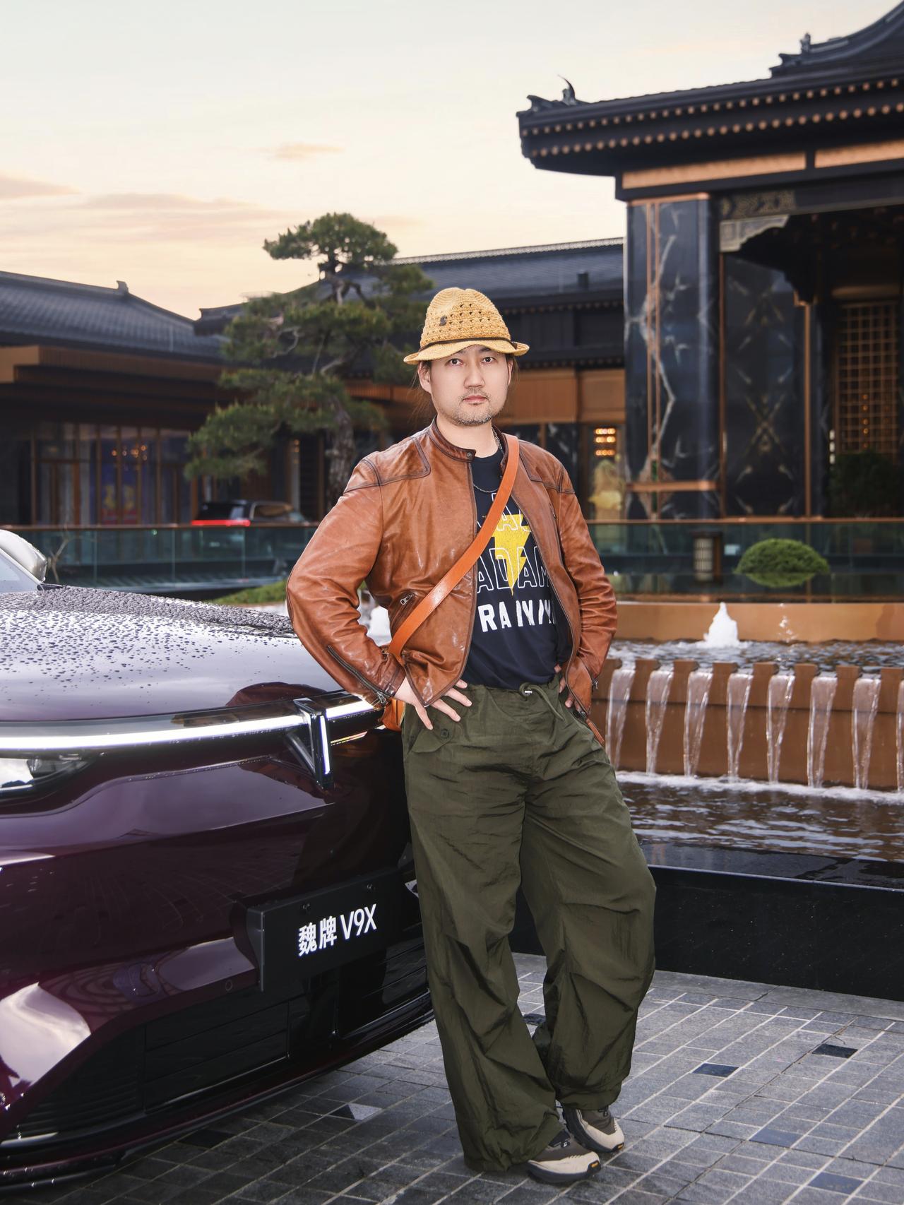 在腾冲试驾魏牌V9X，在温德姆酒店门口拍摄的美图。魏牌V9X这款车试驾了一天，真