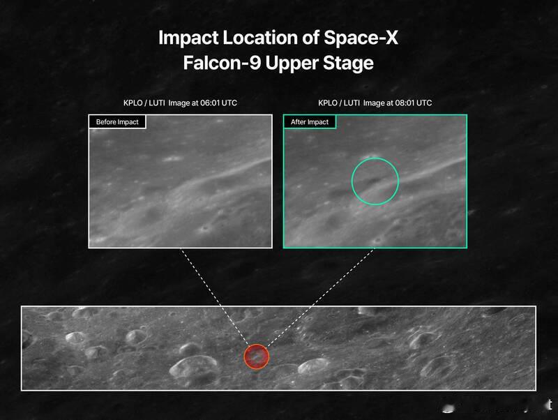 SpaceX火箭残骸撞上月球！月表变化曝光，望远镜首次捕捉钠、锂光谱信号海外新鲜