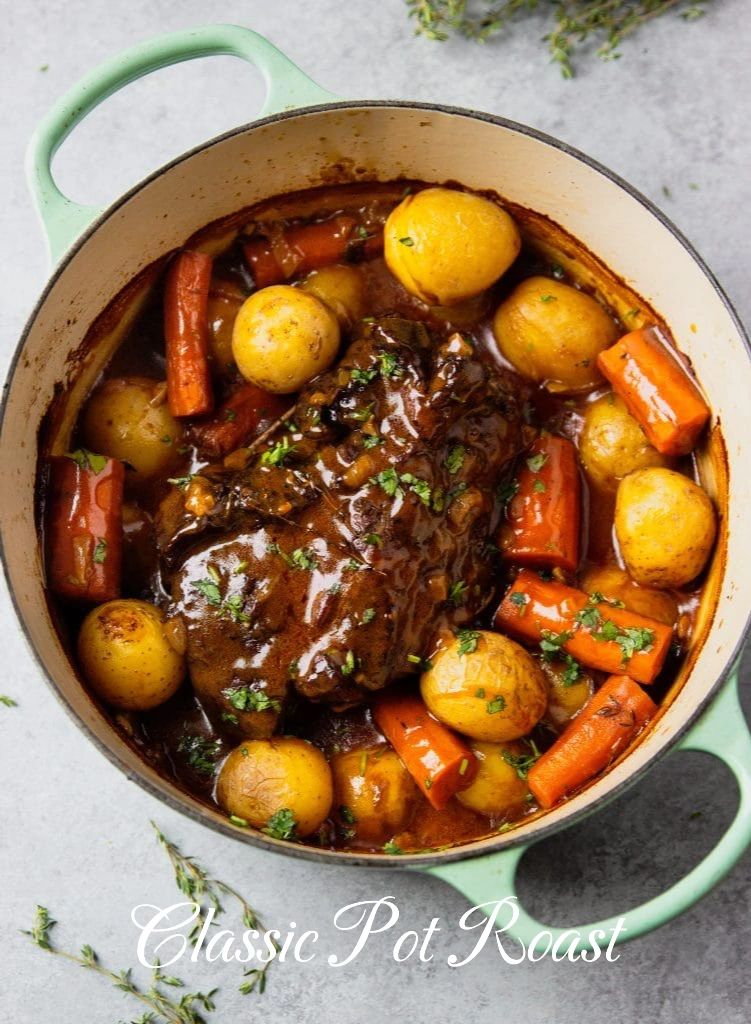 经典烤牛肉杂烩  ｜Classic Pot Roast 🥩