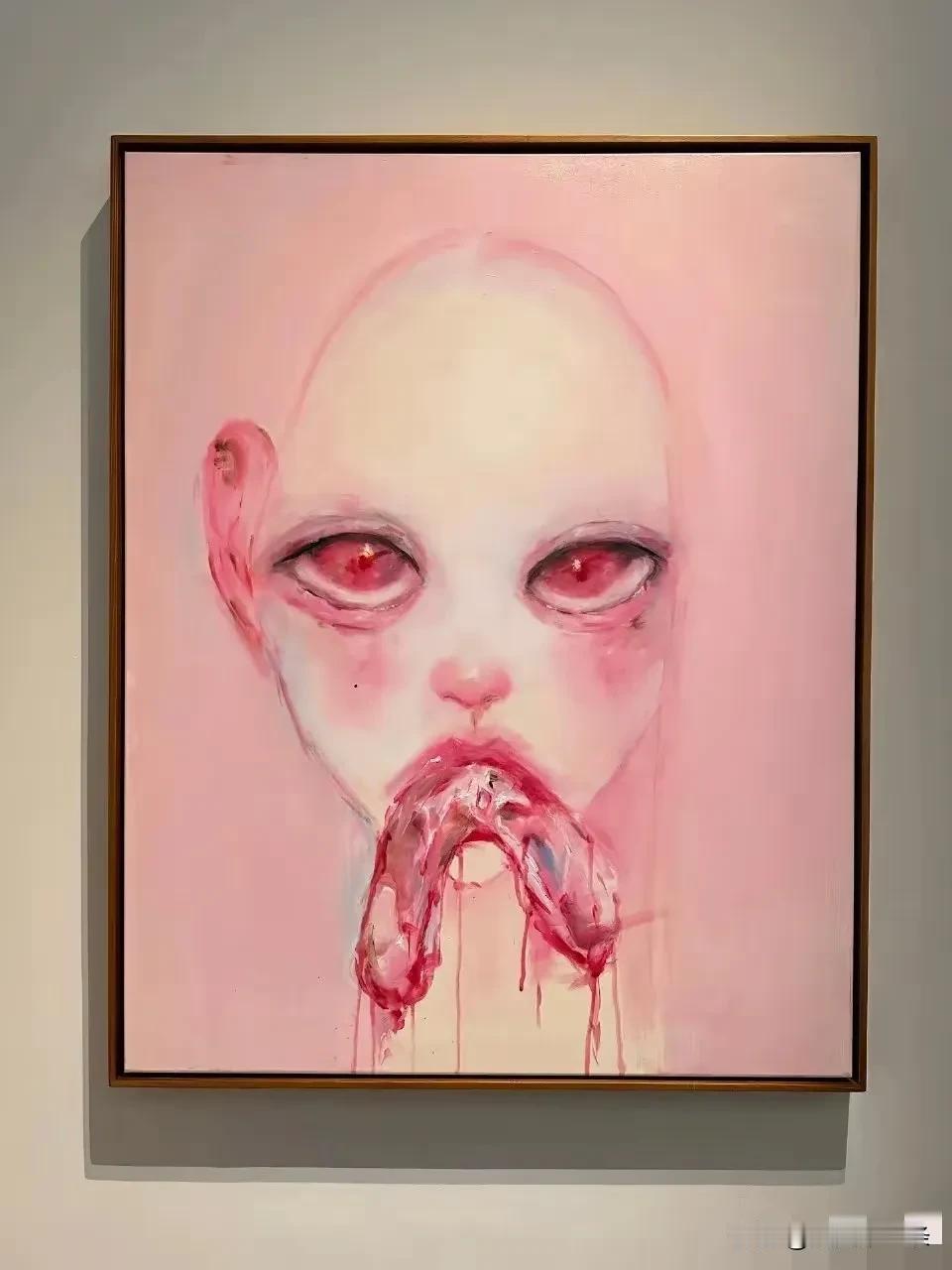很难想象，这是16岁少女画出来的，第一眼印象，就觉得小S女儿的画风，有点像韩国女