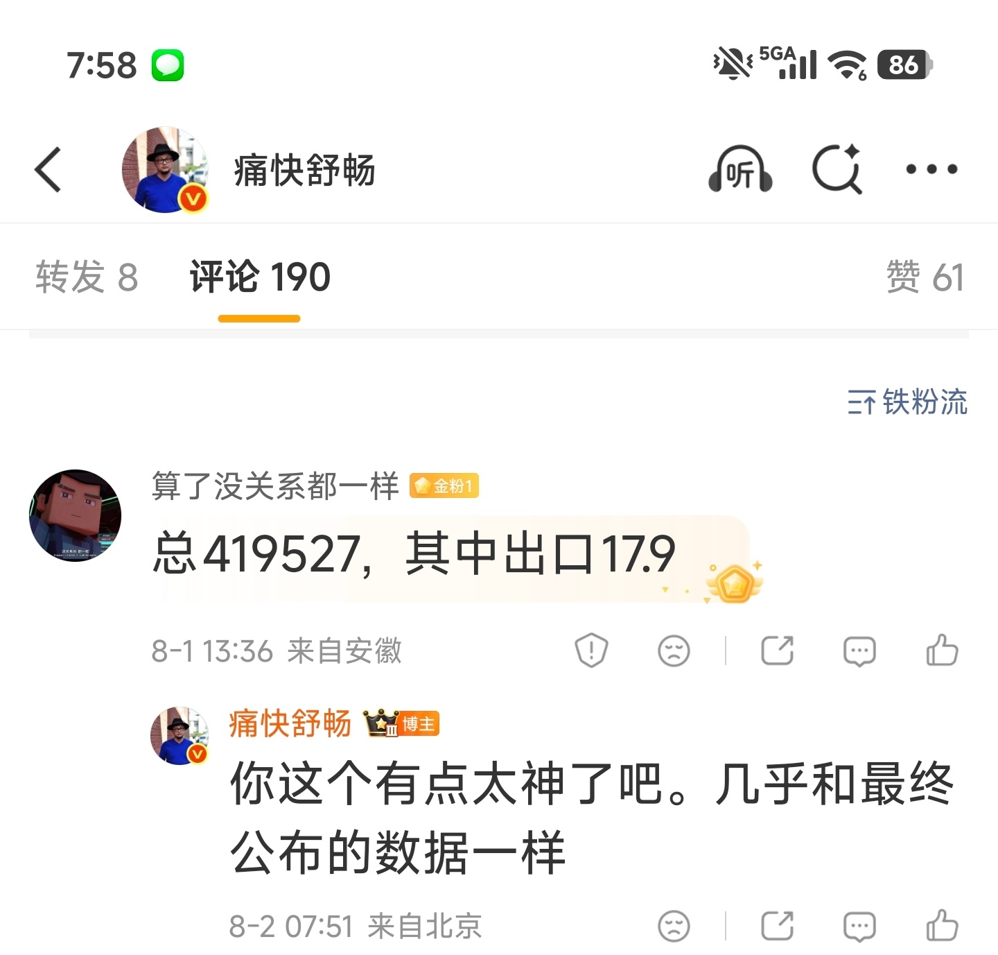 关于7月比亚迪国内和海外销量的竞猜结果出来了。恭喜非常精准的猜出了总销量恭喜以最