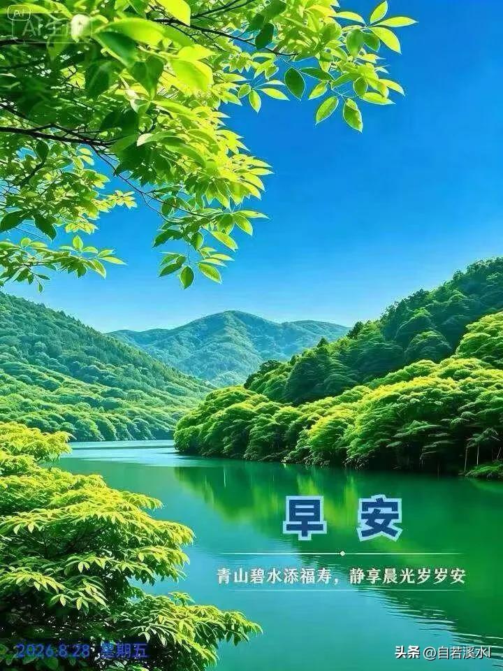 新晨已至，不必纠结过往得失，守一颗平常心，平安喜乐，便是万般幸运。