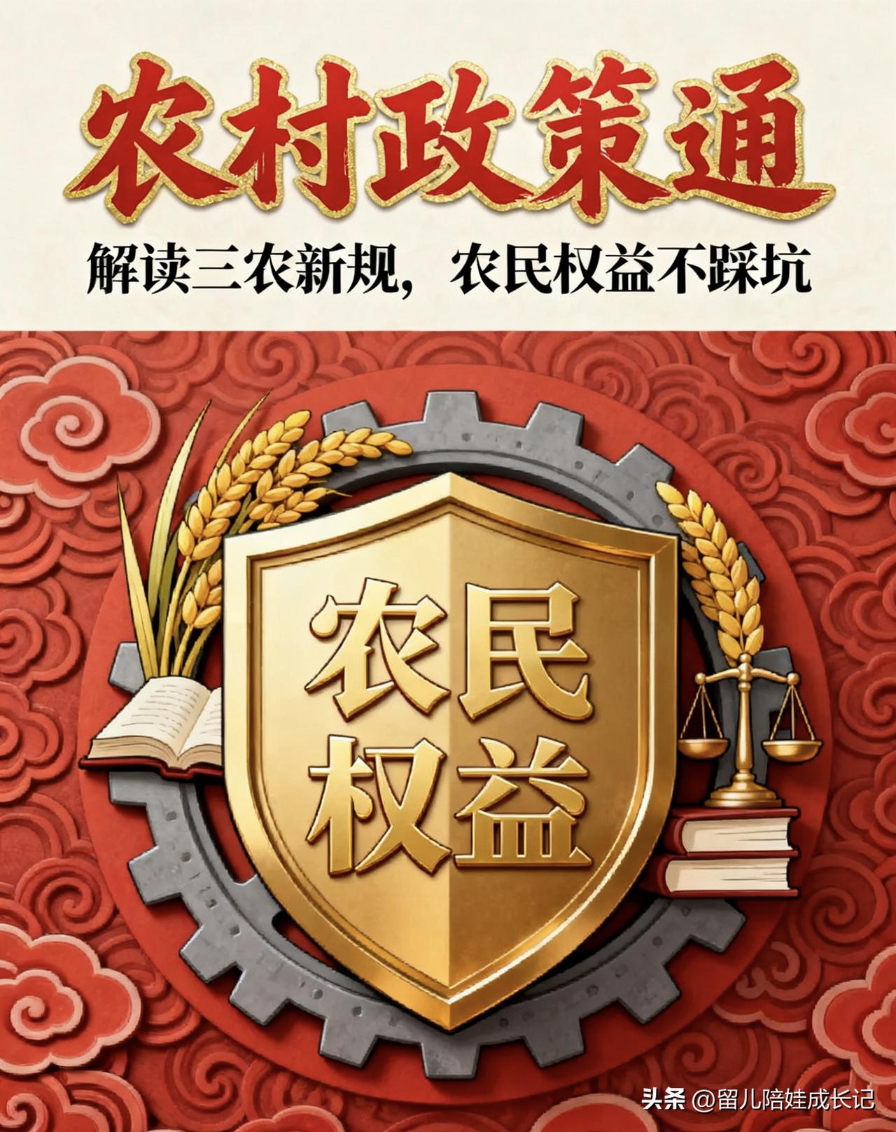 农村政策通：解读三农新规，农民权益不踩坑
 
各位农民朋友注意了！2025年三农