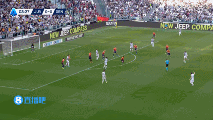 刚开场就破门，第3分钟，布雷默头球破门！尤文图斯意甲联赛尤文图斯vs热那亚