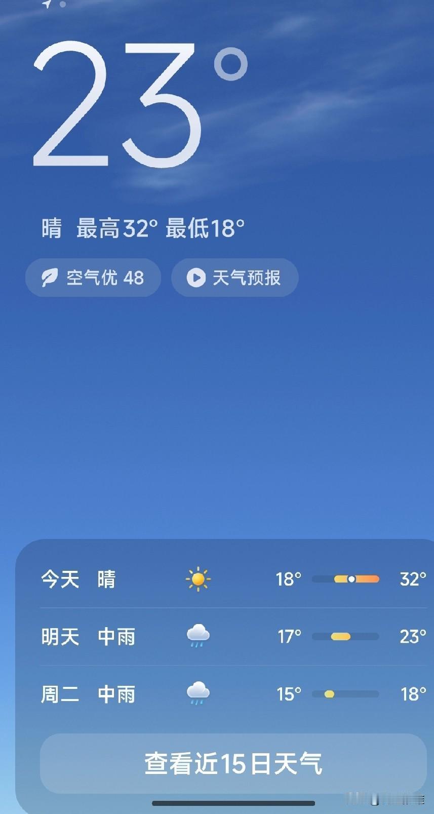 昨天周六，天气晴好。
我搂着一床10斤的大被子(棉絮)，去楼顶上晒。
物业给牵的