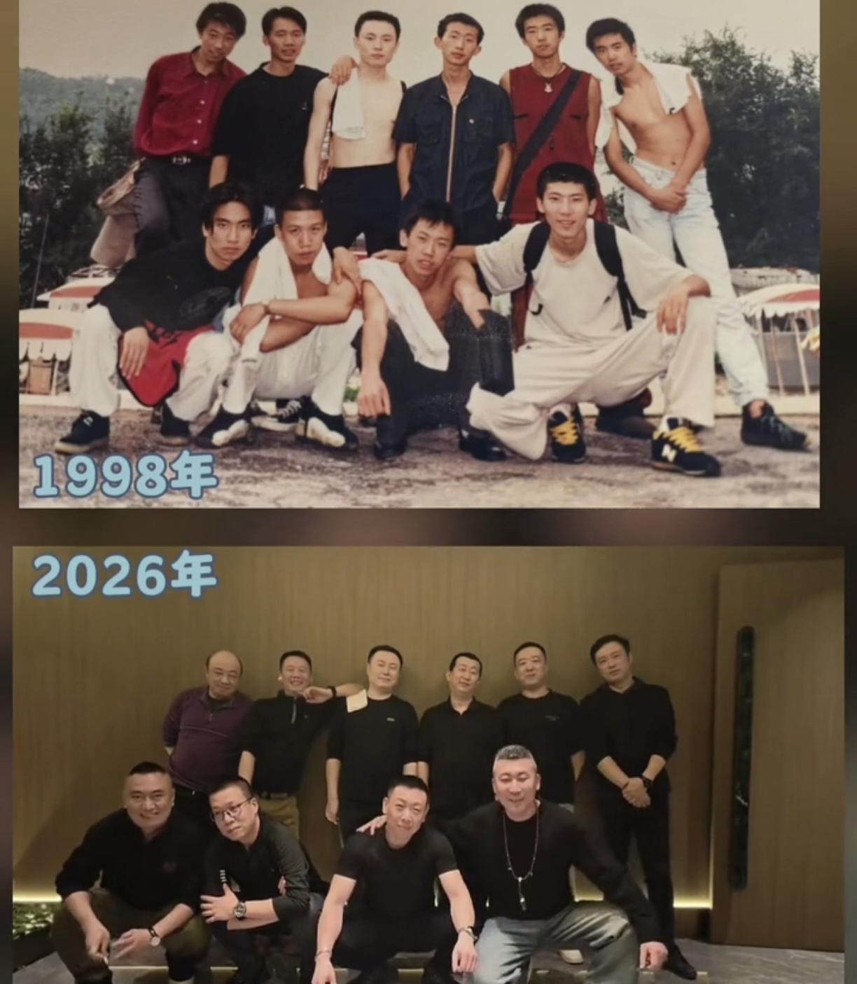 男生的花期长还是短，28年的时间都变了当初稚嫩的模样