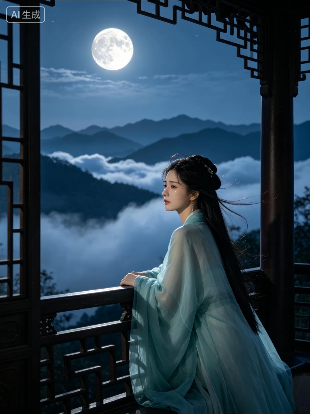 《苏幕遮·念远》珠乡小女

晚风轻，残照瘦。
帘外飞花，飞落无人嗅。
独倚阑干天