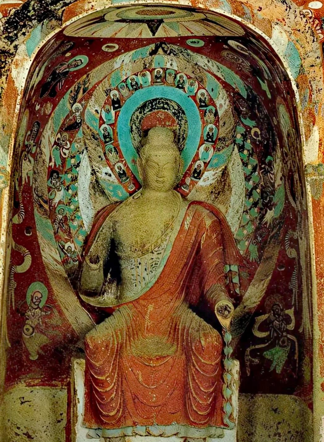 莫高窟北凉壁画欣赏。《安史之乱》篇 安史之乱是唐朝由盛转衰的转折点，这...