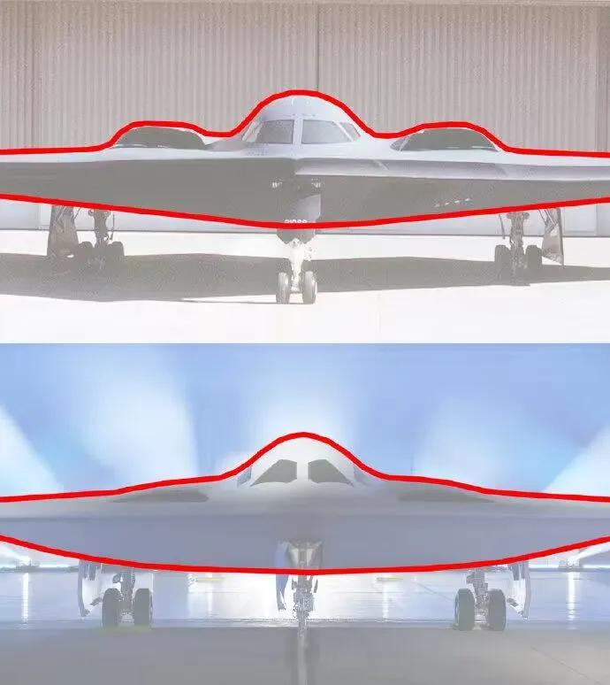 B-21和B-2轰炸机在以下几个方面存在一些不同之处：

隐身性能：B-21的隐