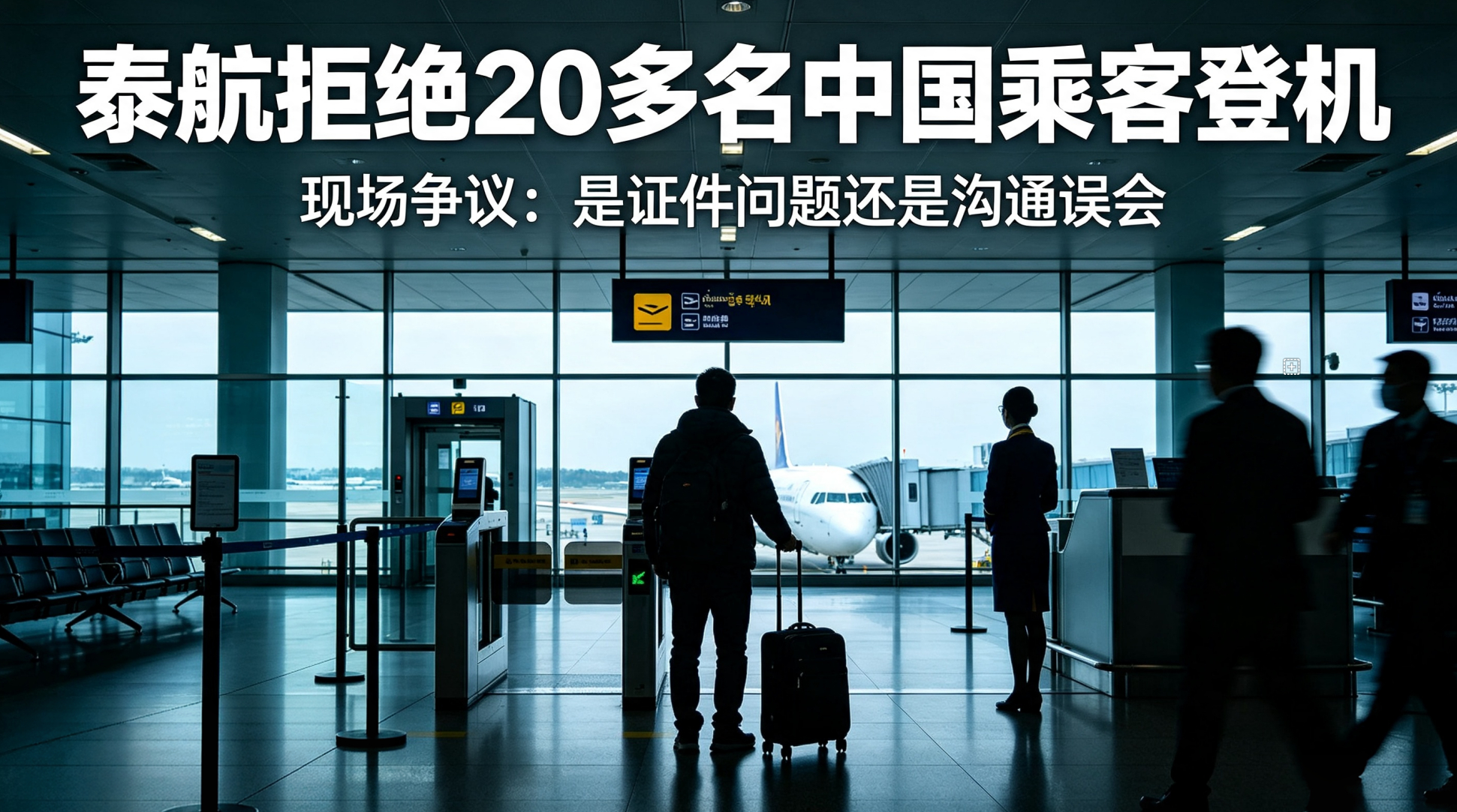 泰航拒绝20多名中国乘客登机 看到这条热搜，我第一反应不是生气，是迷惑——20多