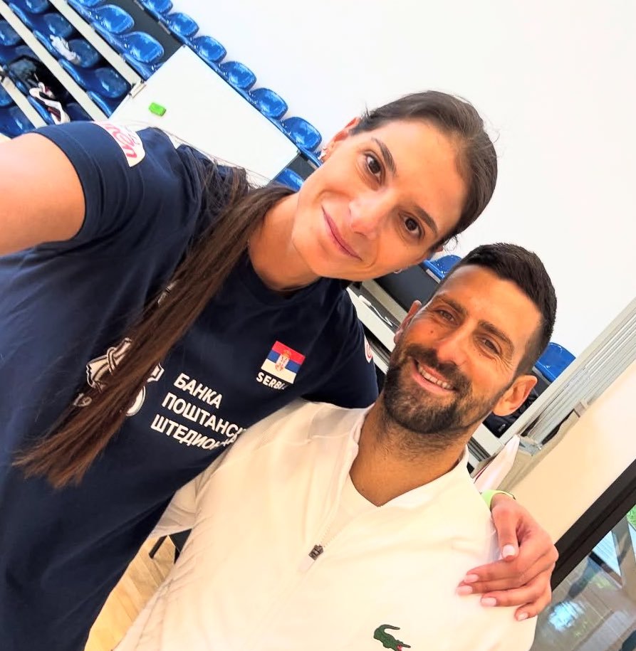 德约今天探班塞尔维亚女排国家队🎾🏐对volleyball不太熟，请给我科普一