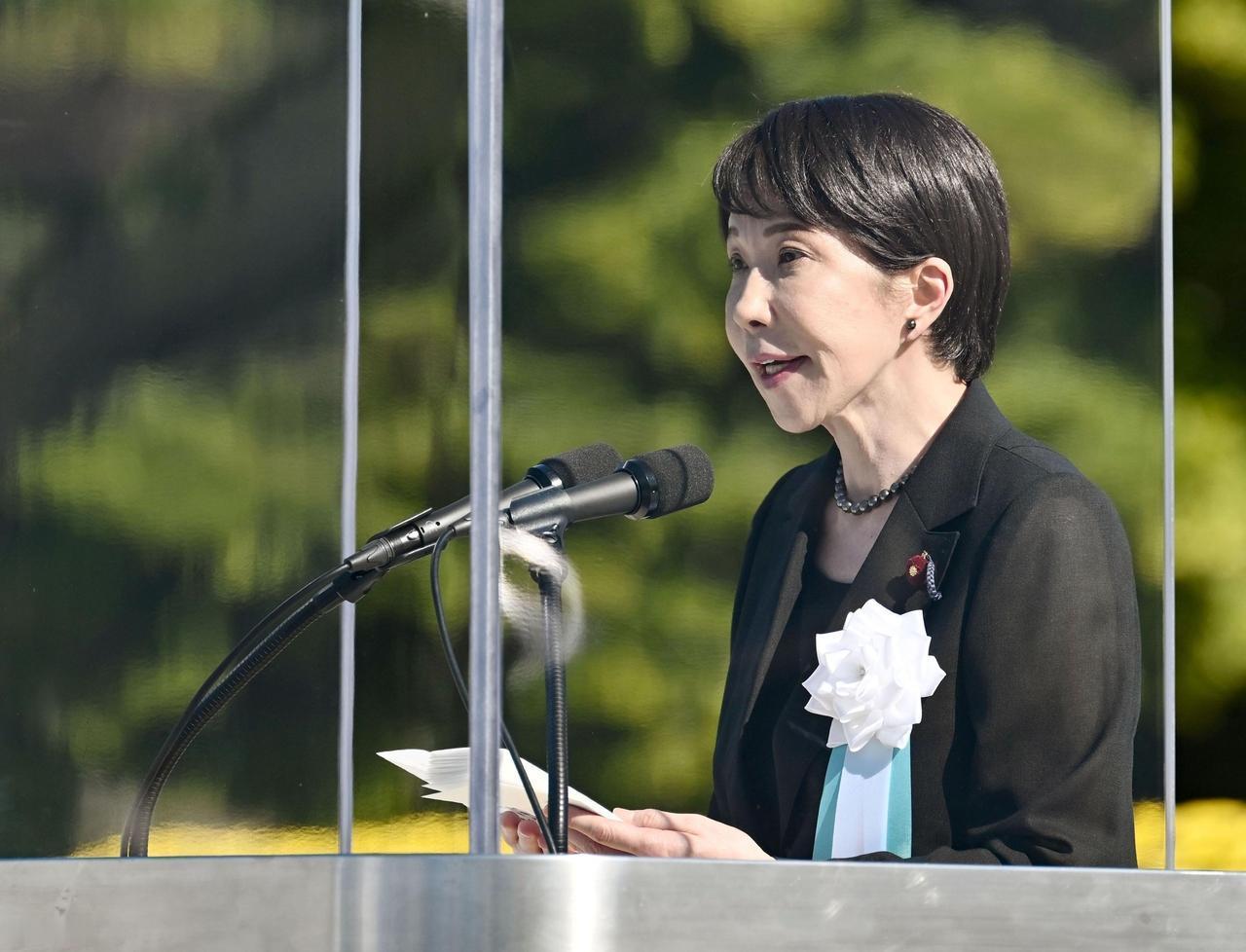 俄罗斯暗讽高市早苗“已忘国耻”！
8月9日，日本首相高市早苗与广岛市长松井一实在