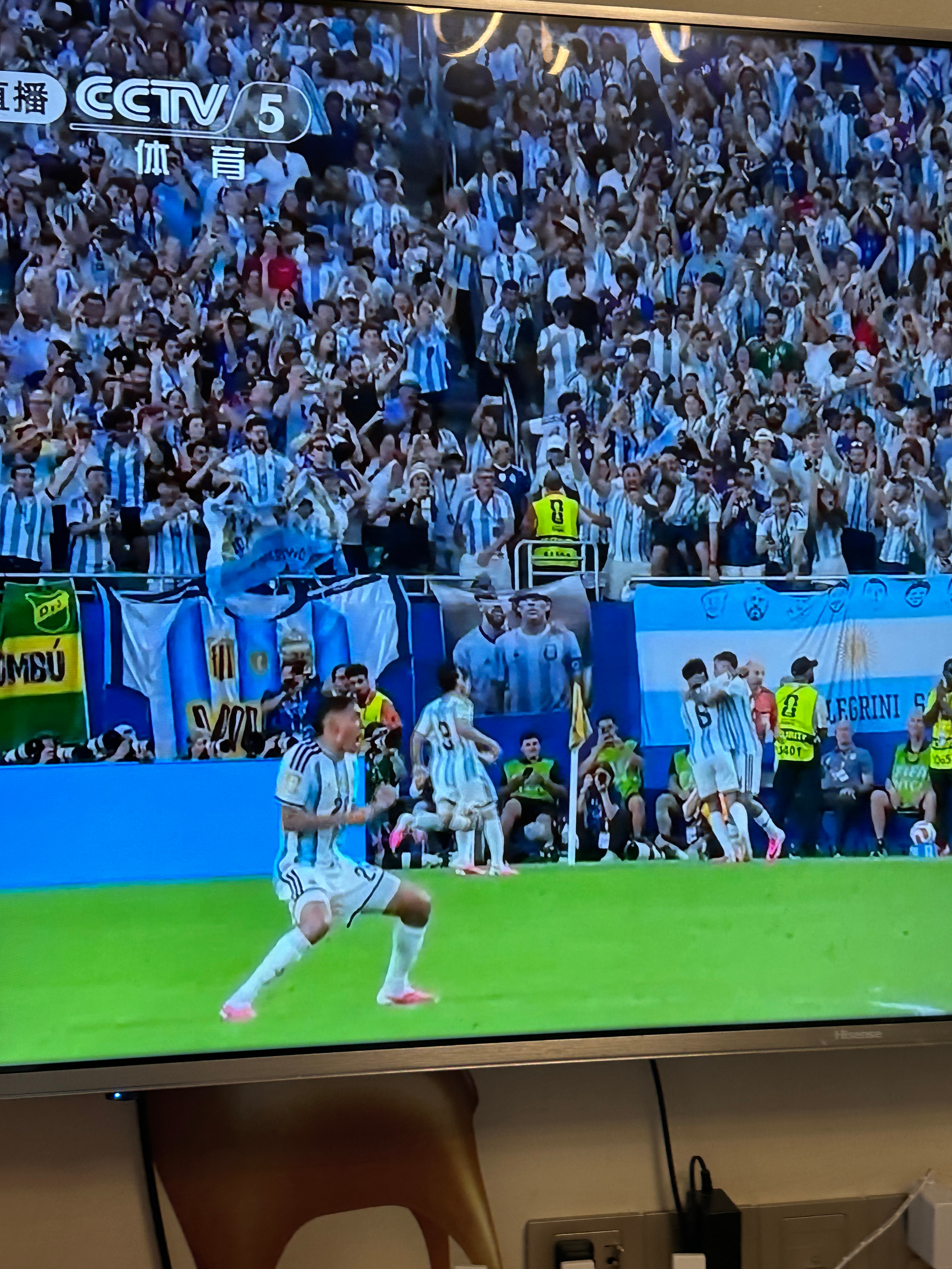 终于打破叹息之墙了阿根廷🇦🇷2-1反超比分继续 别停 
