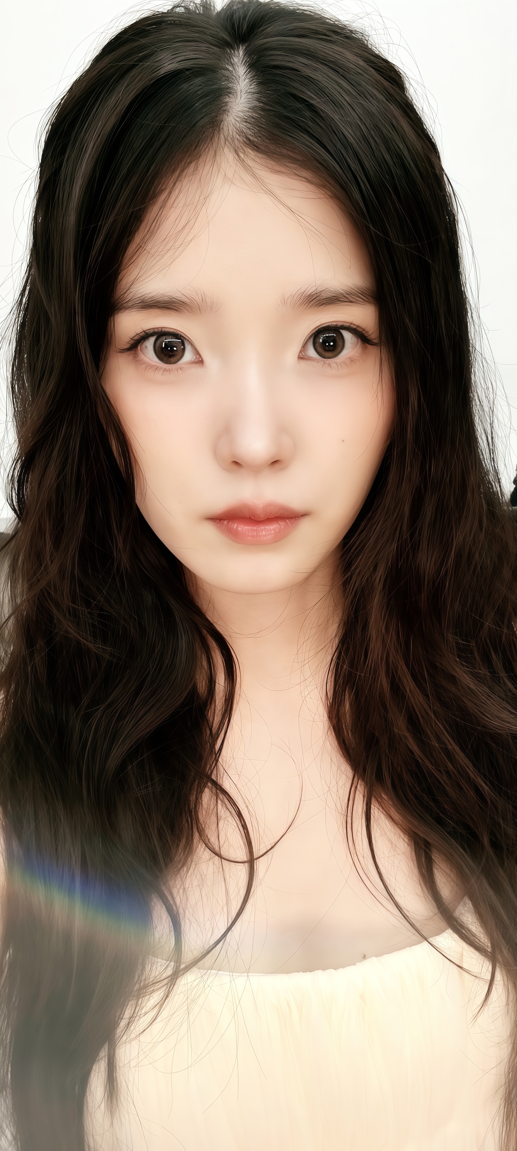 iu李知恩自拍壁纸更新女神如此权威的素颜啊！ 