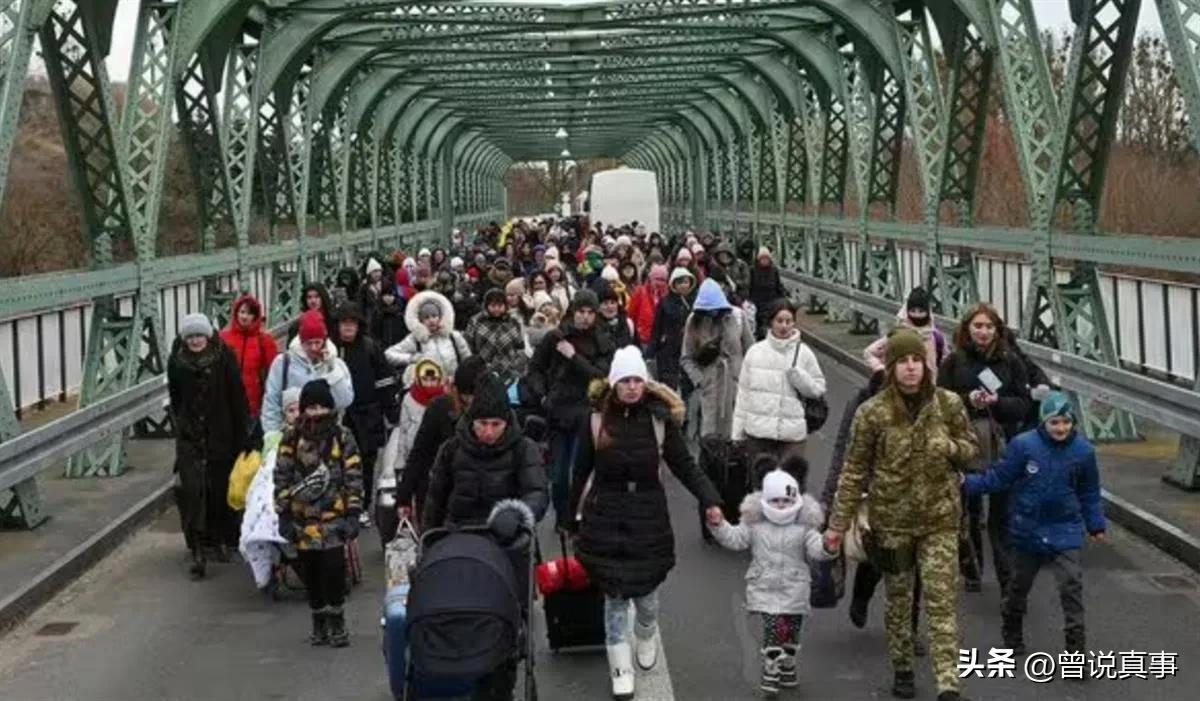 苦的还是老百姓！
来自英国媒体（16）日消息，因俄乌冲突逃往英国的乌克兰人民正面