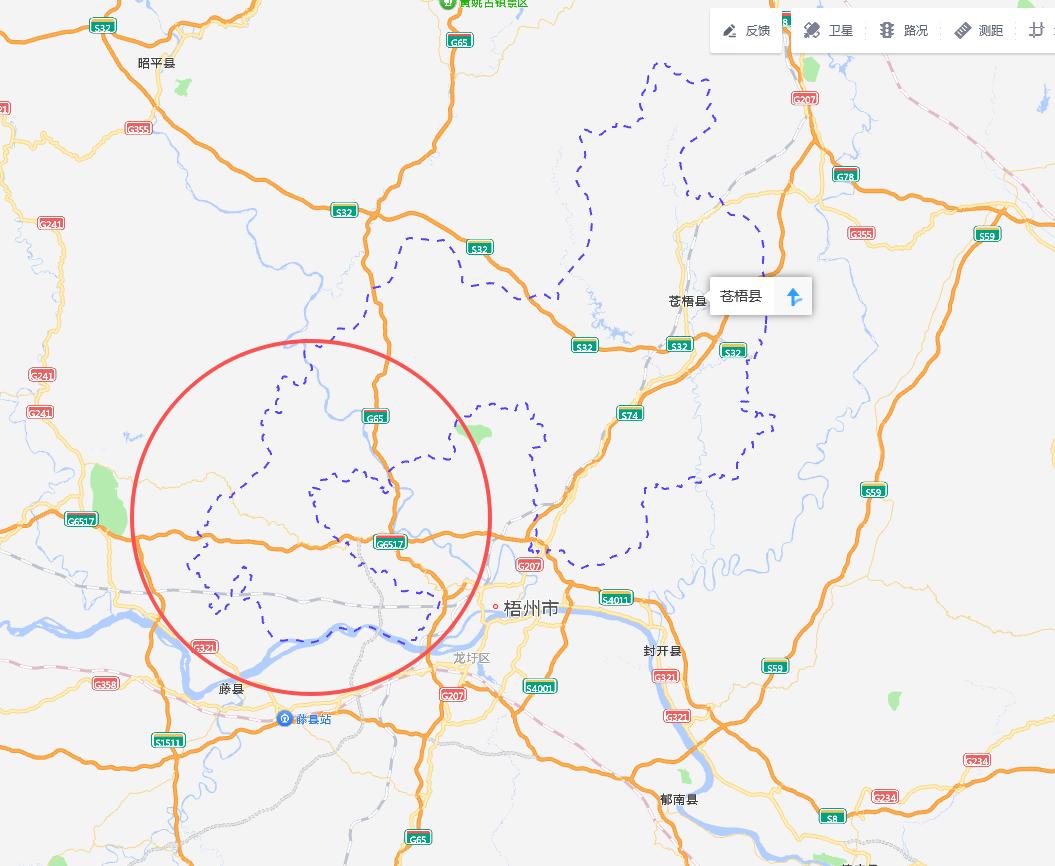 苍梧县这个地方的人基本没去过自己的县城吧？