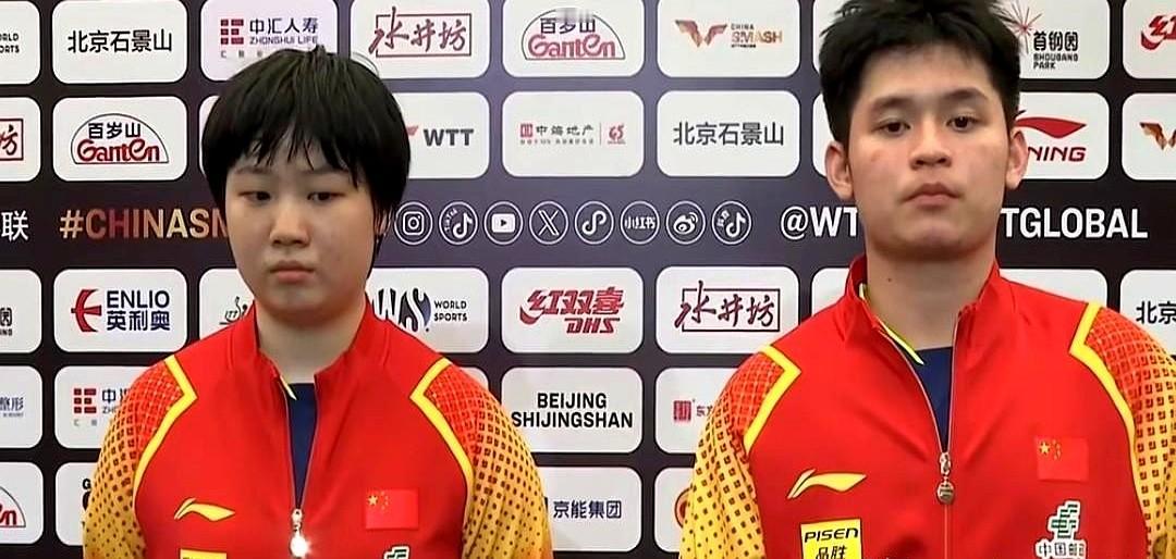 多哈站混双名单一出，林诗栋和蒯曼竟然拆了？！

最让人上头的，就是看他俩赛后采访