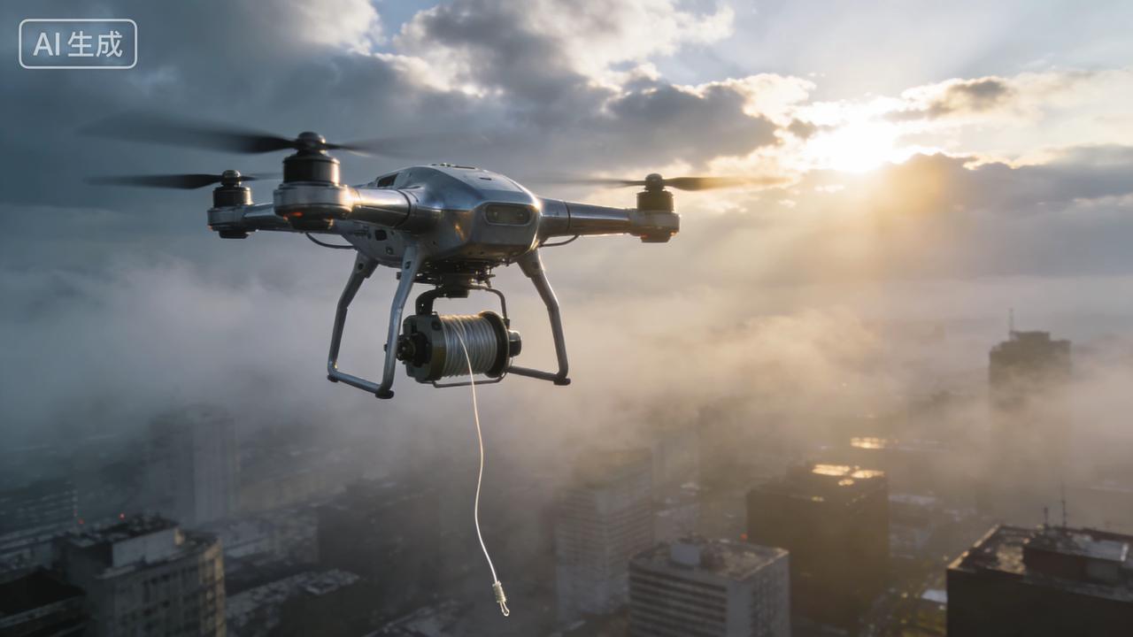 无人机又将迎来新的高光时刻——光纤无人机
光纤无人机是指用有线的光纤传输代替无线