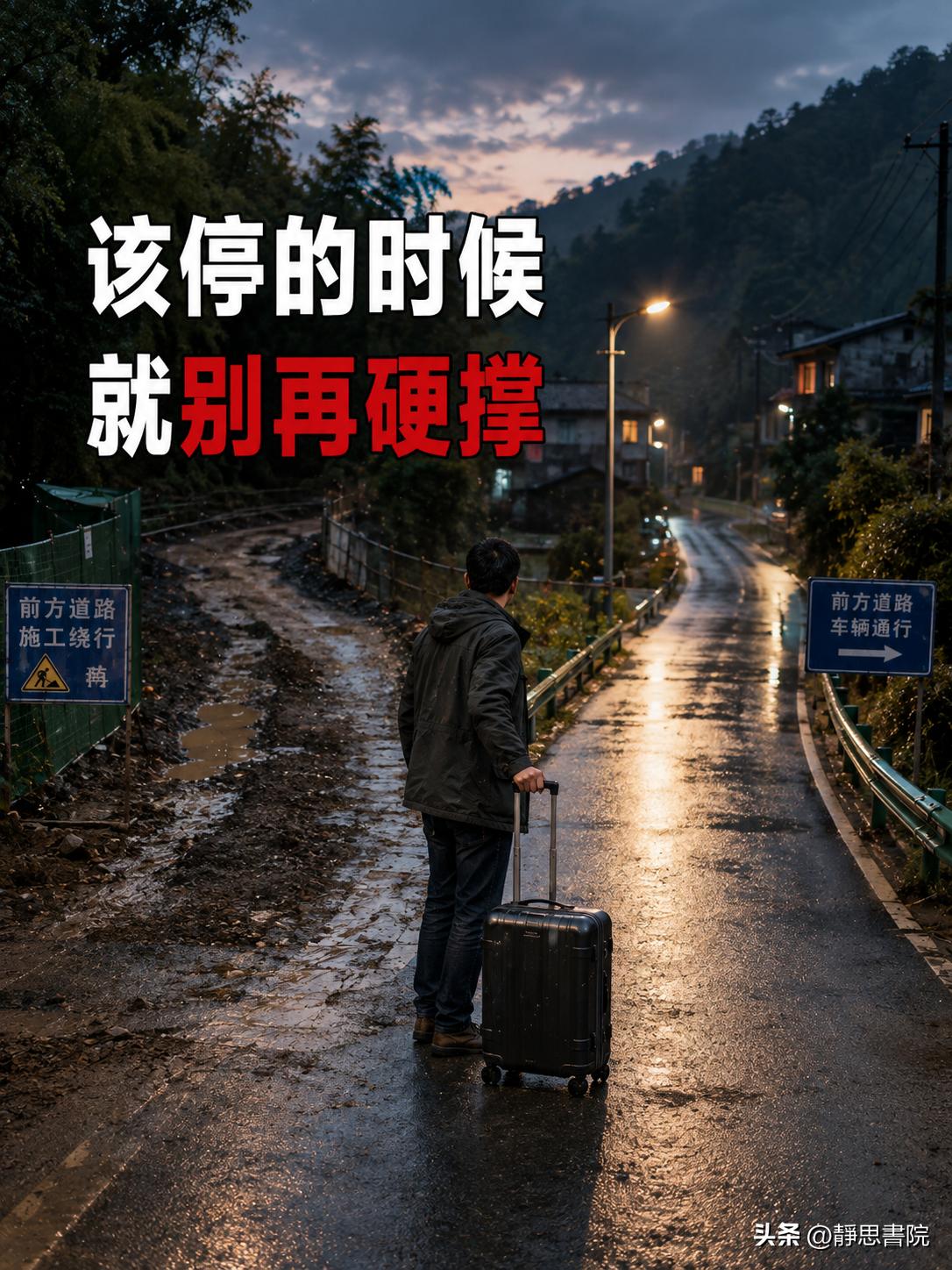 《道德经》里一个很难做到的字：很多人的累，其实是不肯停
有些事情，继续做下去的时