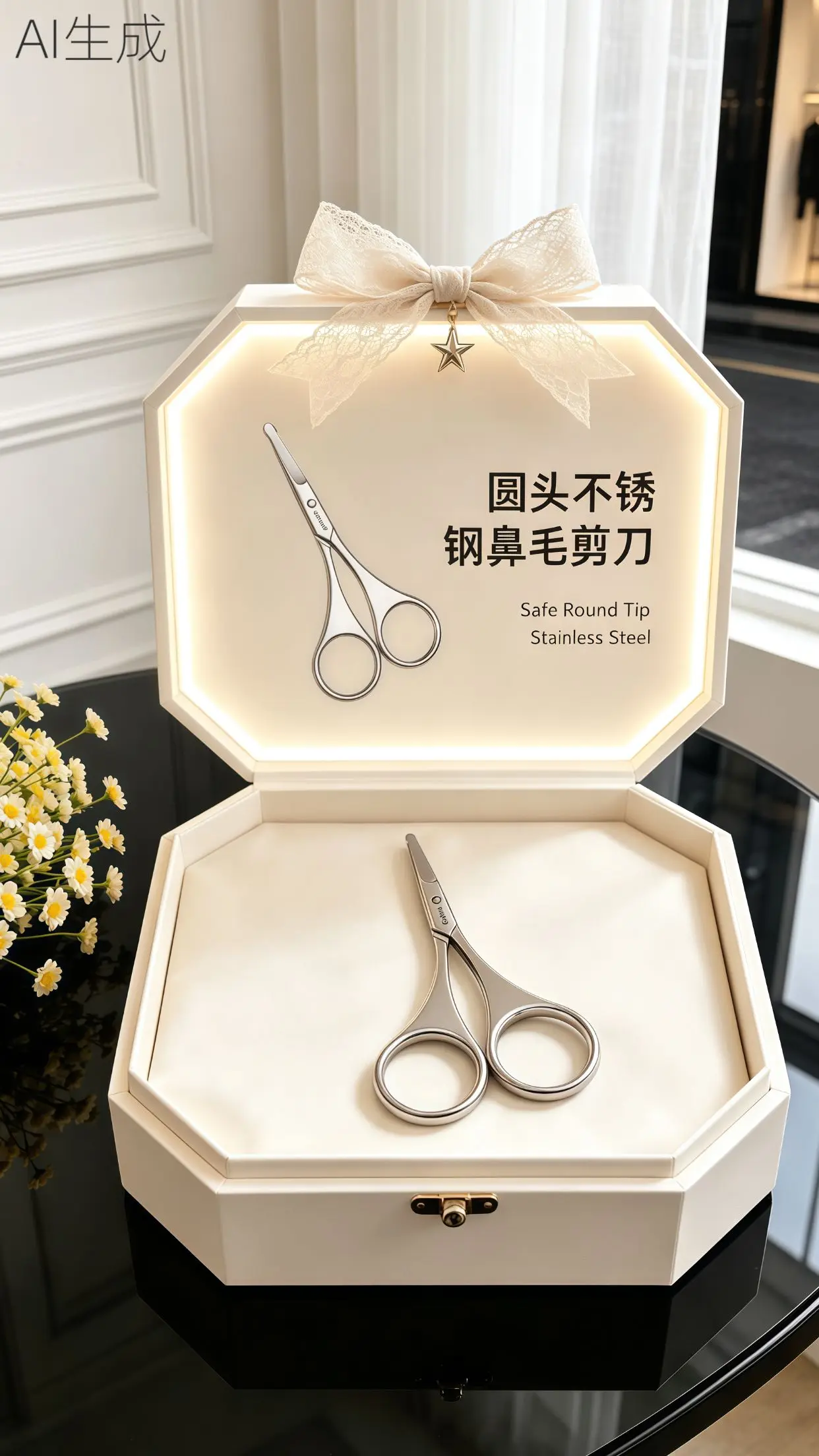 鼻毛剪刀 男士专用 圆头鼻毛剪刀