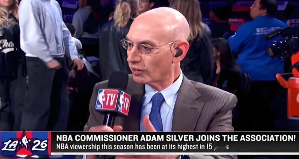 肖华：原本以为全明星收视率会下降，但收看人数却创下纪录。

NBA总裁肖华在今年