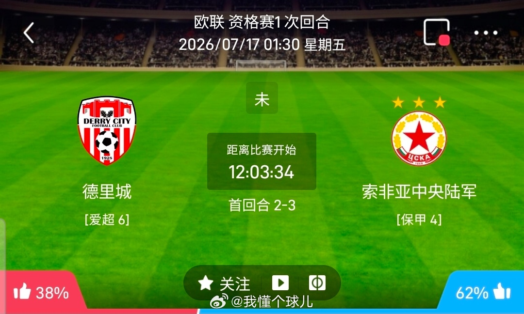【足球】周四202欧罗巴资格赛方向：德利城vs索菲亚中央陆军欧罗巴：德利城VS索