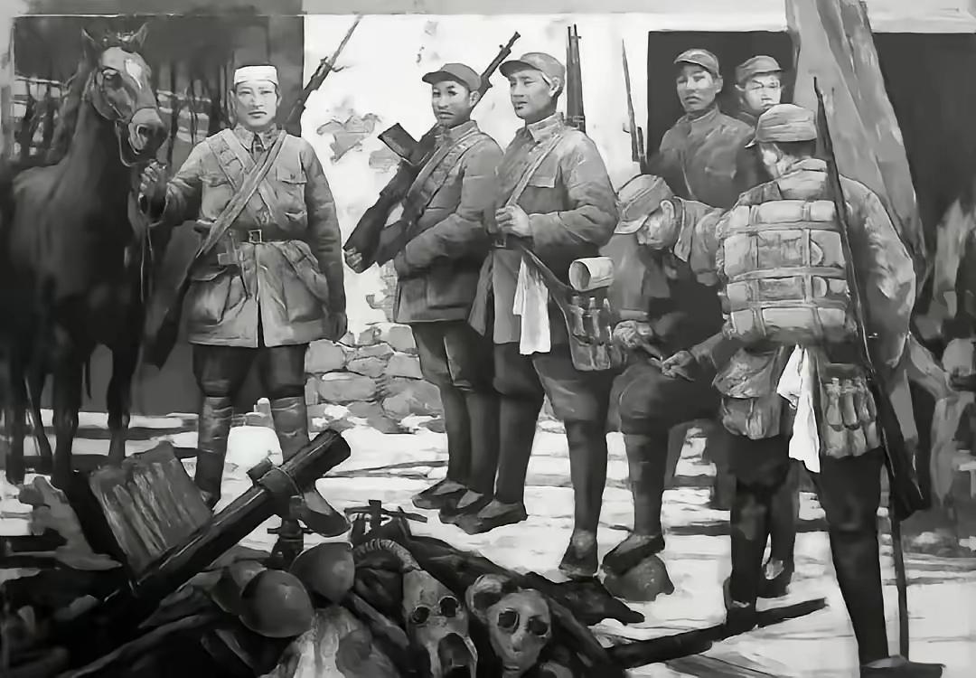 1949年11月，解放军用电台向成都警备司令严啸虎喊话：“严啸虎注意，你在成都治