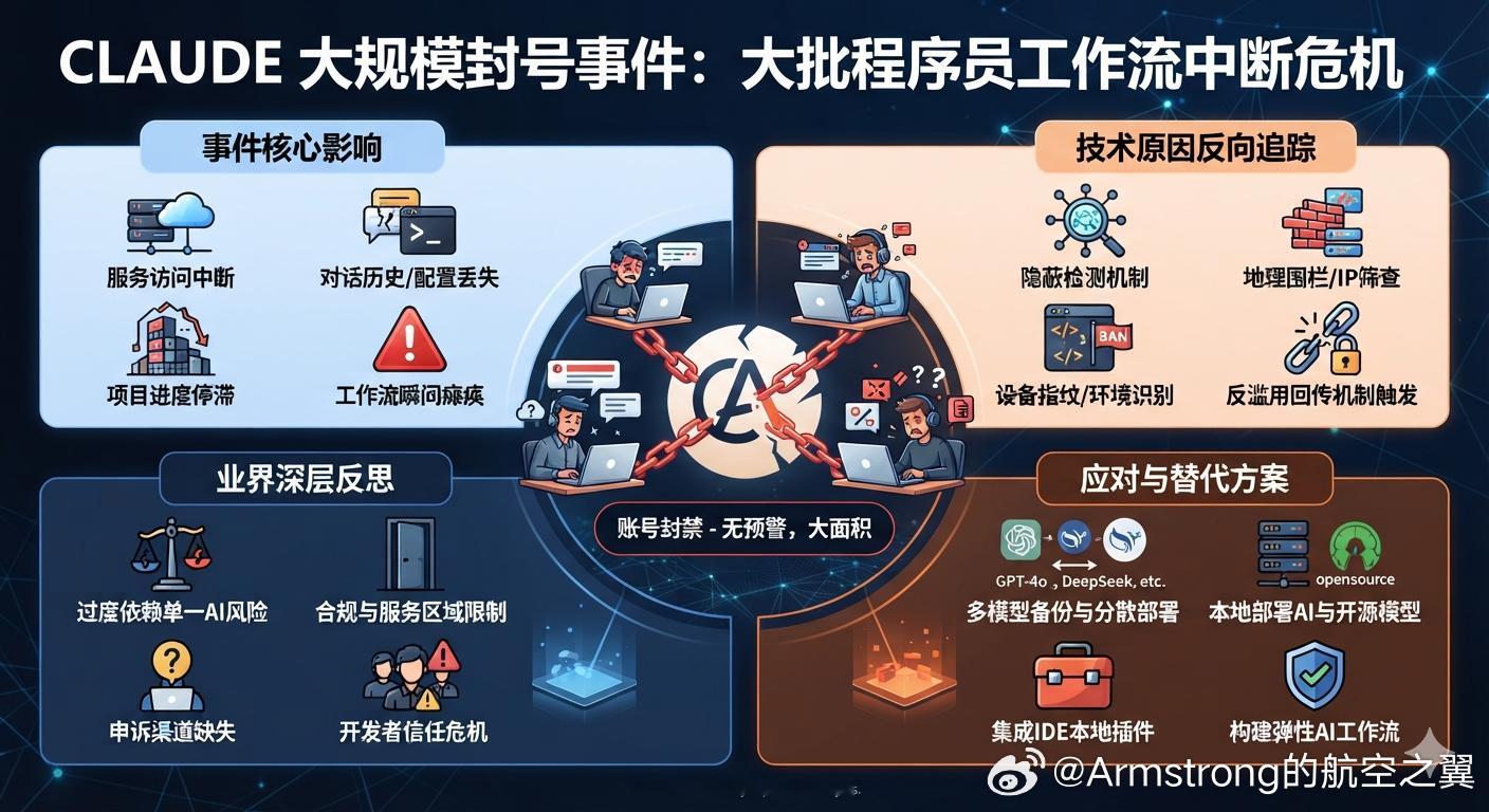 天才程序员陨落 claude每宕机一次，就有一个天才程序员陨落。近期Anthro
