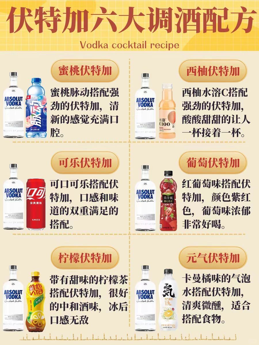 不会出错！当你有瓶伏特加，请你这样喝