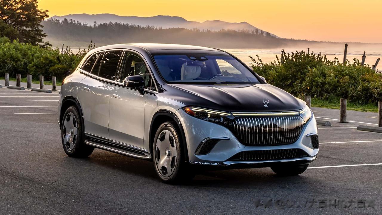 外媒实拍全新迈巴赫EQS SUV，你觉得气场如何？反正百哥赶脚真心不如老旧燃油动