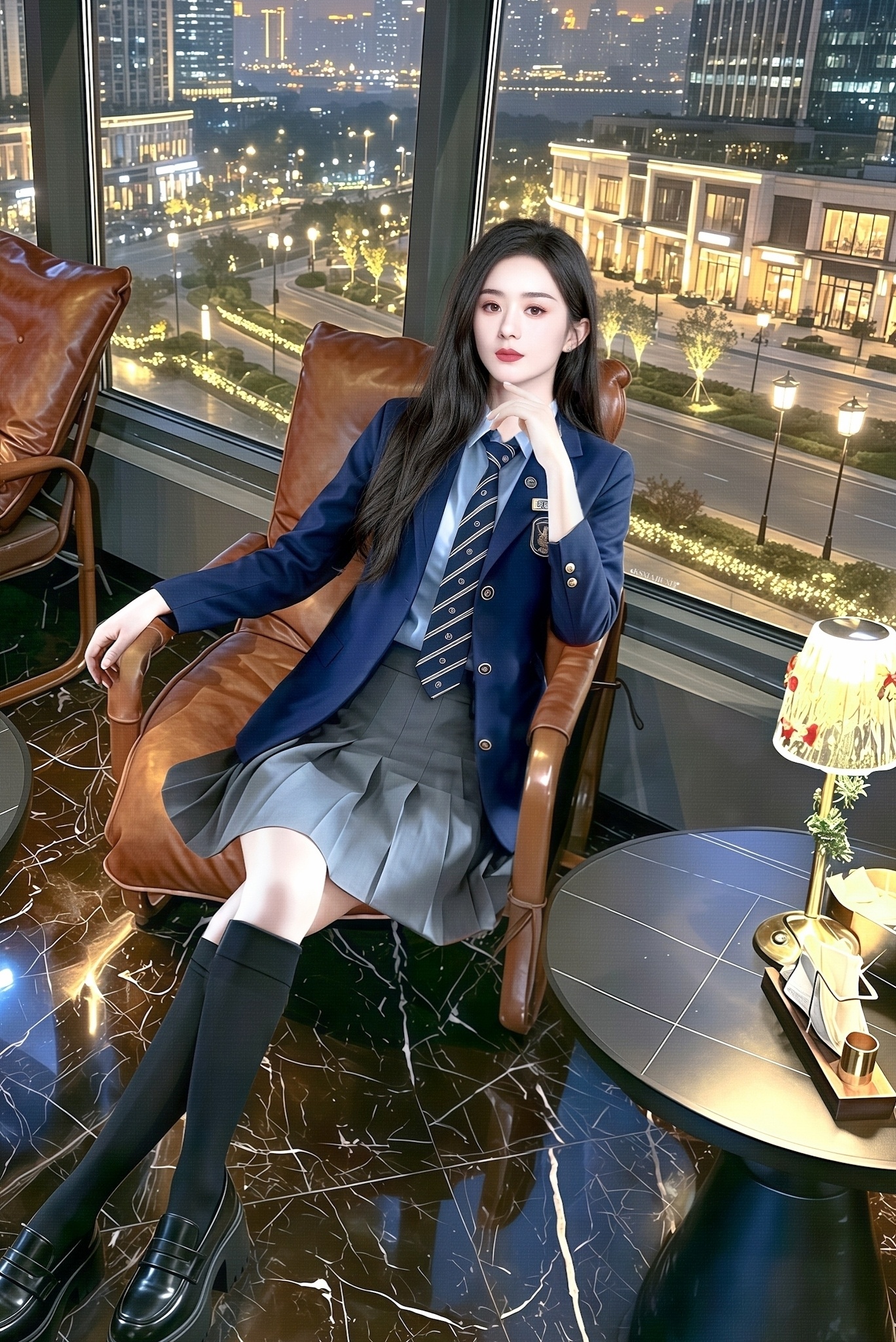 -"你就是臭特招生？"丨p图仿:清潭国际高中 