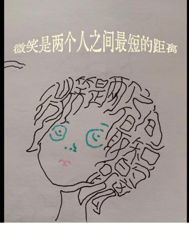 〔看图猜字〕图中画面隐藏几个字。作者太有才了！造型挺别致。有欣赏价值。你能看出来