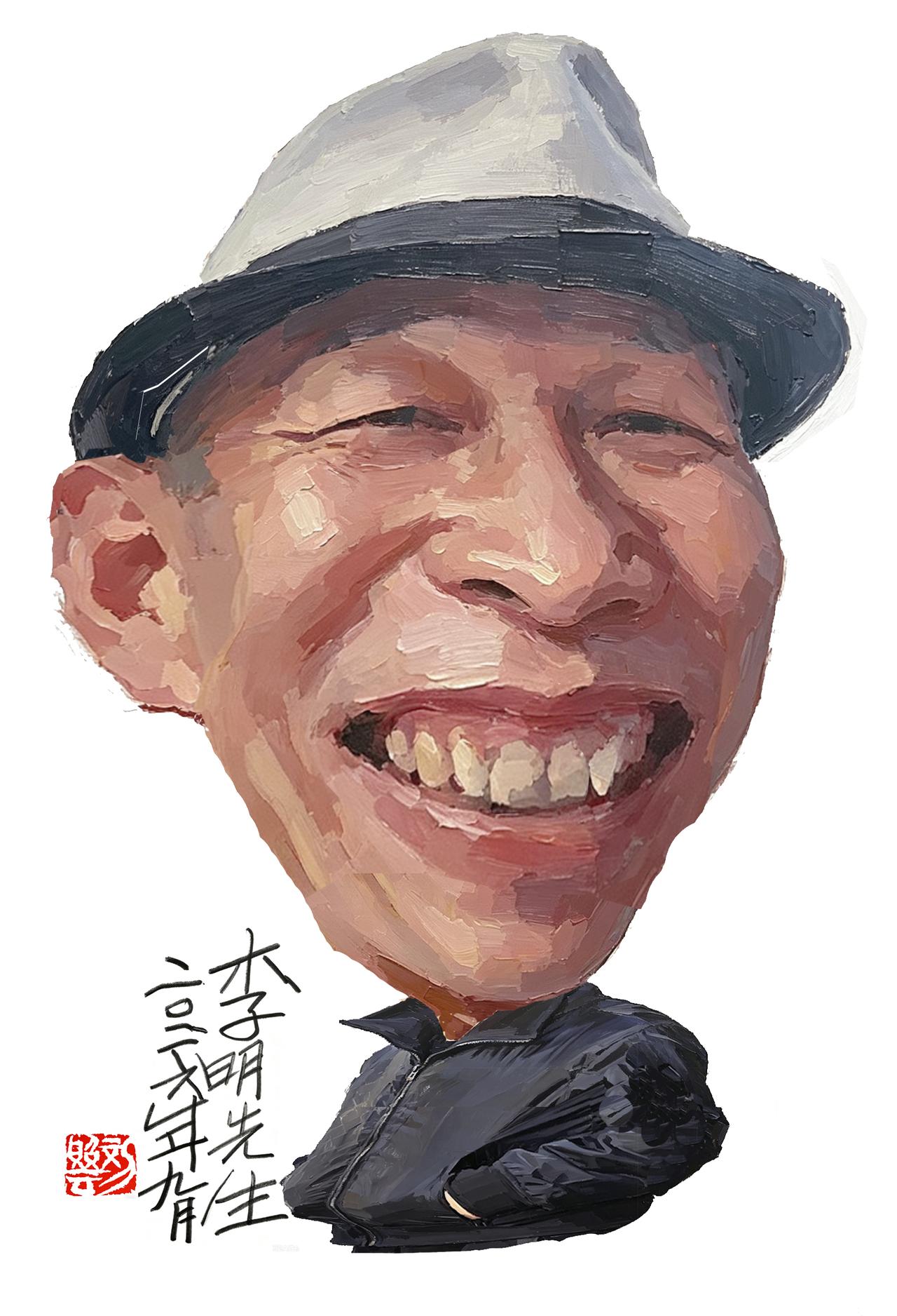 像，真的像。艺术就是艺术，把这位演员的特点表现的淋漓尽致。你知道这位演员是谁吗？
